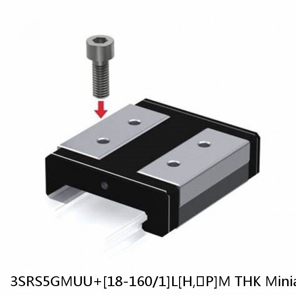 3SRS5GMUU+[18-160/1]L[H,​P]M THK Miniature Linear Guide Full Ball SRS-G Accuracy and Preload Selectable