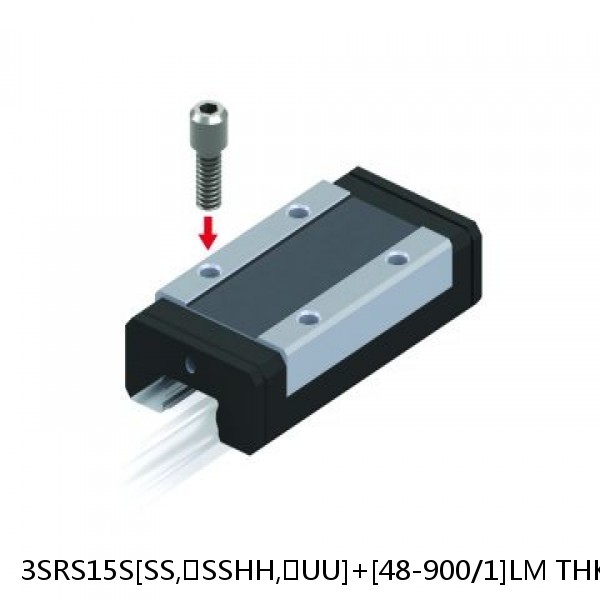 3SRS15S[SS,​SSHH,​UU]+[48-900/1]LM THK Miniature Linear Guide Caged Ball SRS Series