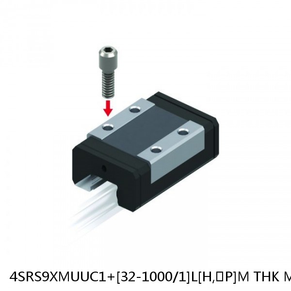 4SRS9XMUUC1+[32-1000/1]L[H,​P]M THK Miniature Linear Guide Caged Ball SRS Series