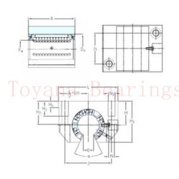 Toyana NF38/630 cylindrical roller bearings